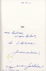 Dédicace Anna Gavalda 1024