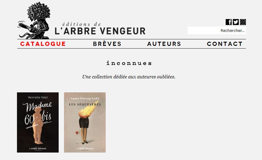 éditions de l'arbre vengeur